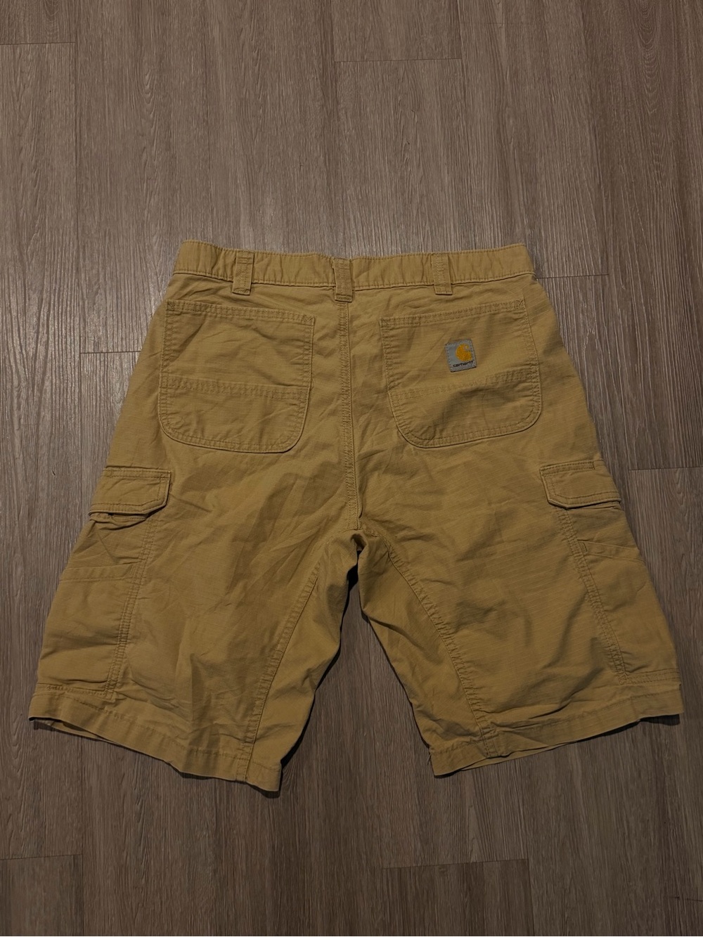 Carhartt Relaxed Fit Rugged Flex Cargo Shorts Men's Size 34 Work Yellow